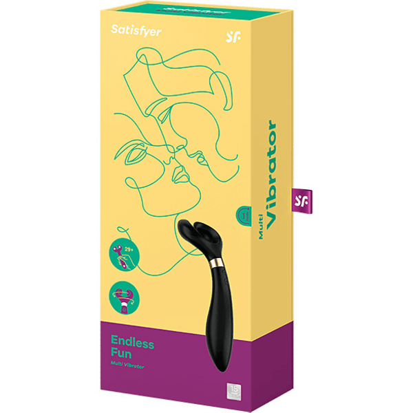 Satisfyer: Endless Fun, Multi Vibrator Svart