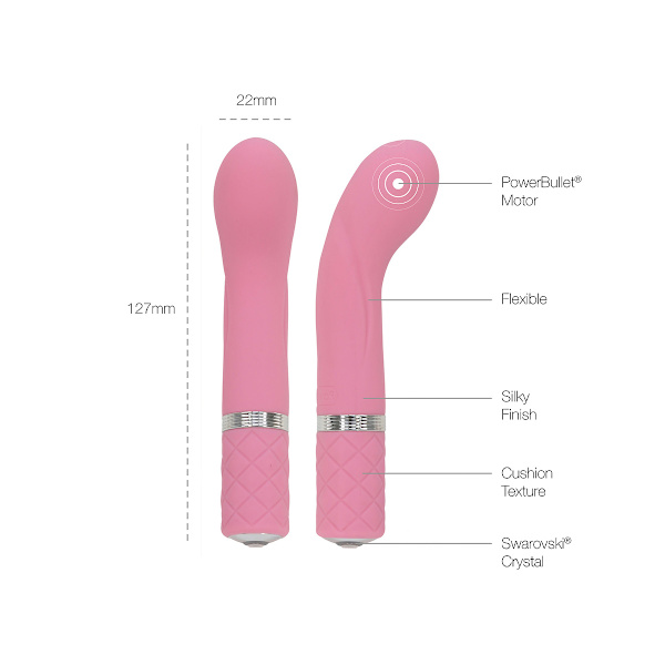 Pillow Talk: Racy, Luxurious Mini Massager Rosa