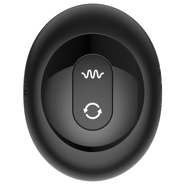 Nexus: Tornado, Rotating & Vibrating Butt Plug, small Svart