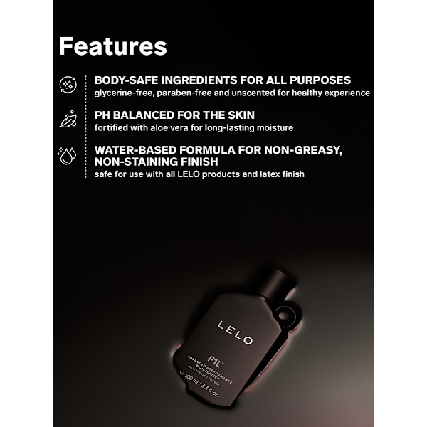 LELO: F1L Advanced Performance Moisturizer, 100 ml Transparent