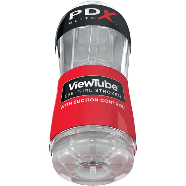 Pipedream PDX Elite: ViewTube, See-Thru Stroker Transparent