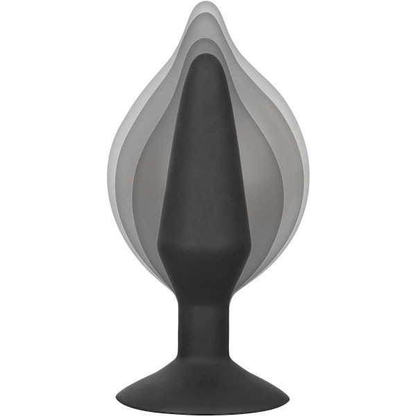 California Exotic: Silicone Inflatable Plug Svart Large