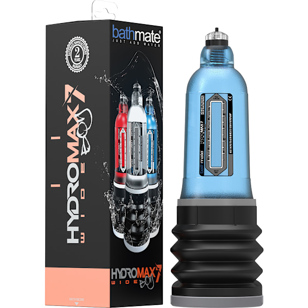 Bathmate: Hydromax7 Wide Boy Penispump, blå Blå