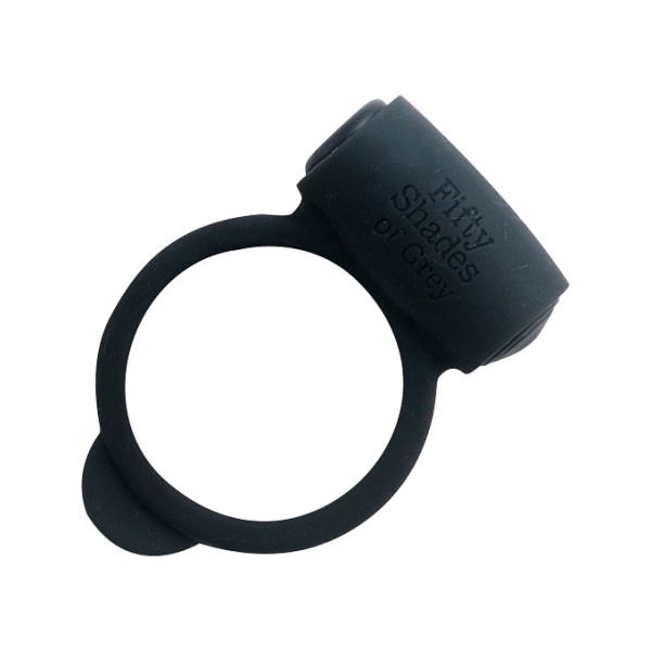 Fifty Shades of Grey: Yours and Mine, Vibrating Love Ring Svart