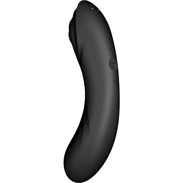 Satisfyer: Curvy Trinity 4, Air Pulse Vibrator, svart Svart
