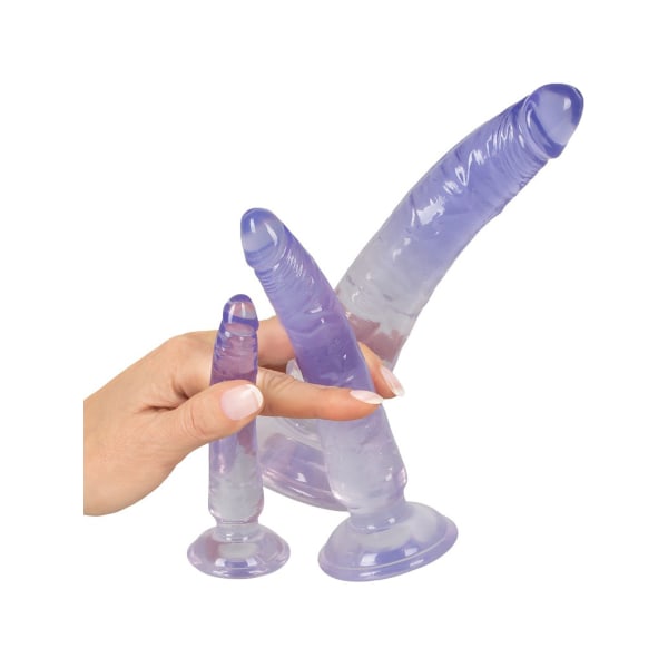 You2Toys: Crystal Clear, Anal Dildo Training Set Lila, Transparent