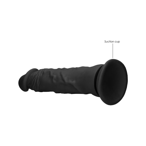 RealRock Skin: Realistic Dildo Svart