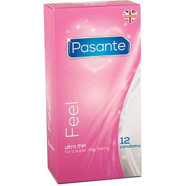 Pasante Feel: Kondomer, 12-pack Transparent