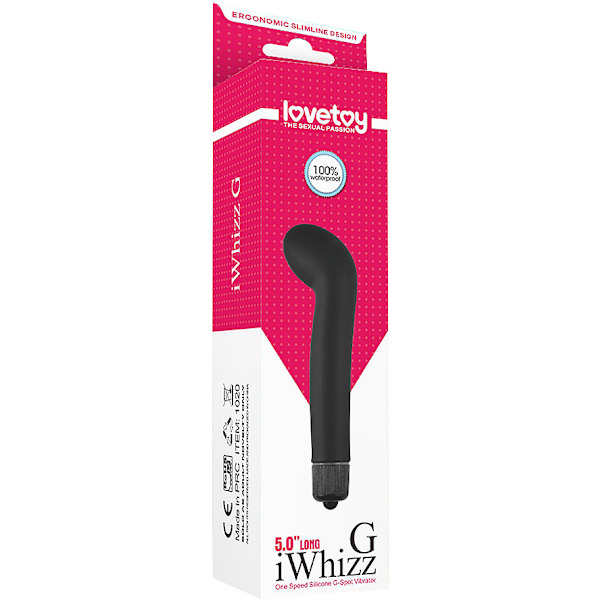 LoveToy: iWhizz G, G-Spot Vibrator Svart