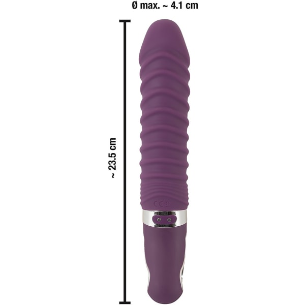 Sweet Smile: Warming Soft Vibrator, purple Lila