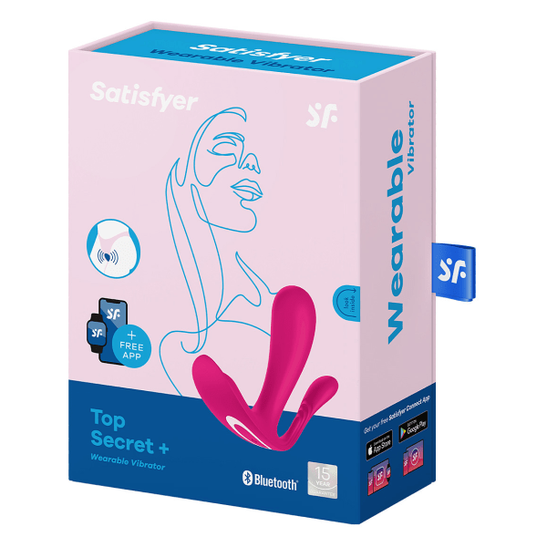 Satisfyer Connect: Top Secret +, Wearable Vibrator Rosa