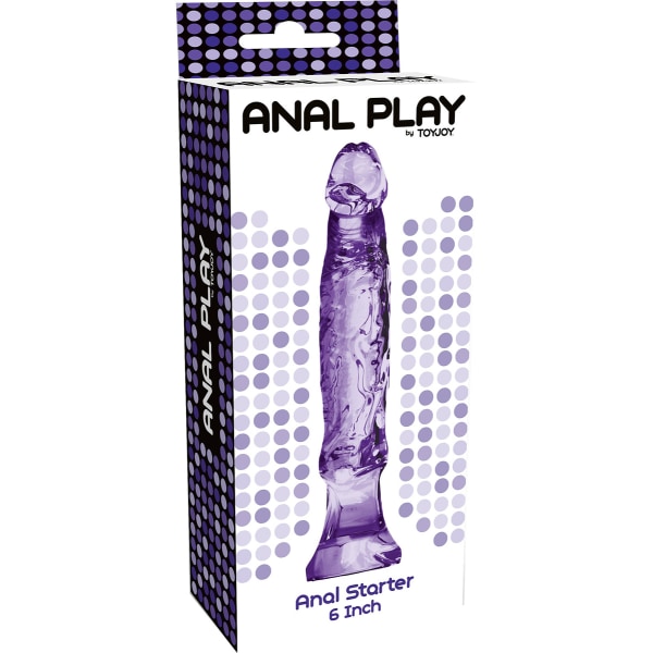 Toy Joy: Anal Play, Anal Starter Dildo, 16 cm Lila