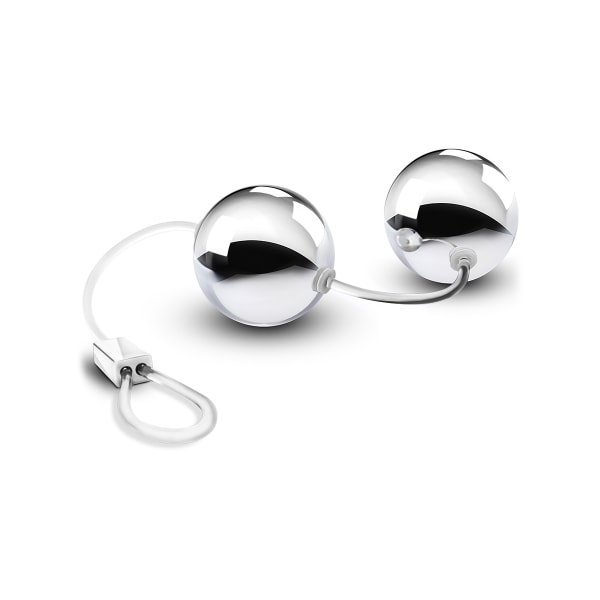 B Yours: Bonne Beads, Weighted Kegel Balls, silver Silver