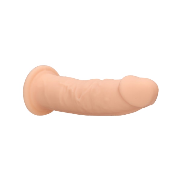 RealRock Ultra: Silicone Dildo / Dual Density, 15 cm, ljus Ljus hudfärg