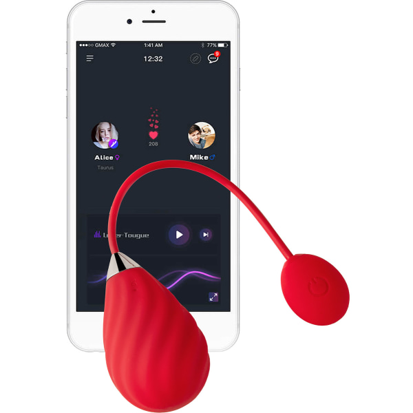 Magic Motion: Magic Sundae, App-Controlled Love Egg Röd