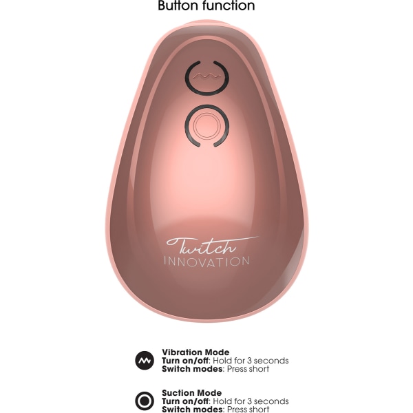 Innovation: Twitch, Hands-Free Suction & Vibration Toy Rosa