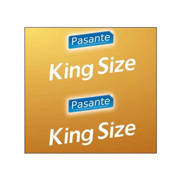 Pasante King Size: Kondomer, 12-pack Transparent