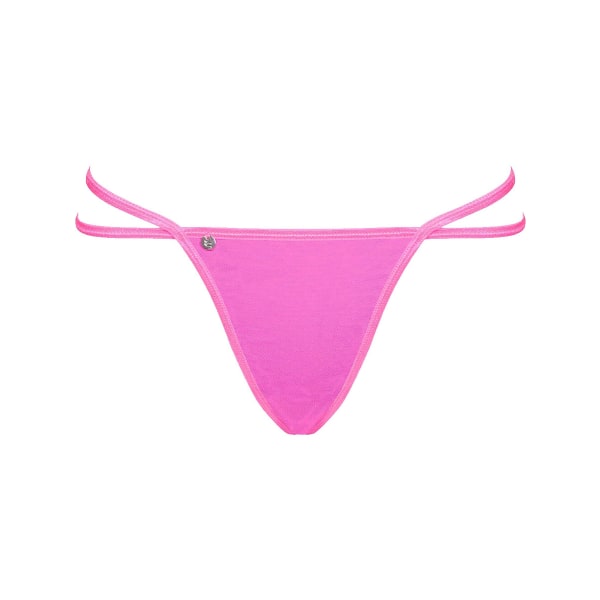 Obsessive: Chainty Stringtrosor, rosa Rosa L/XL