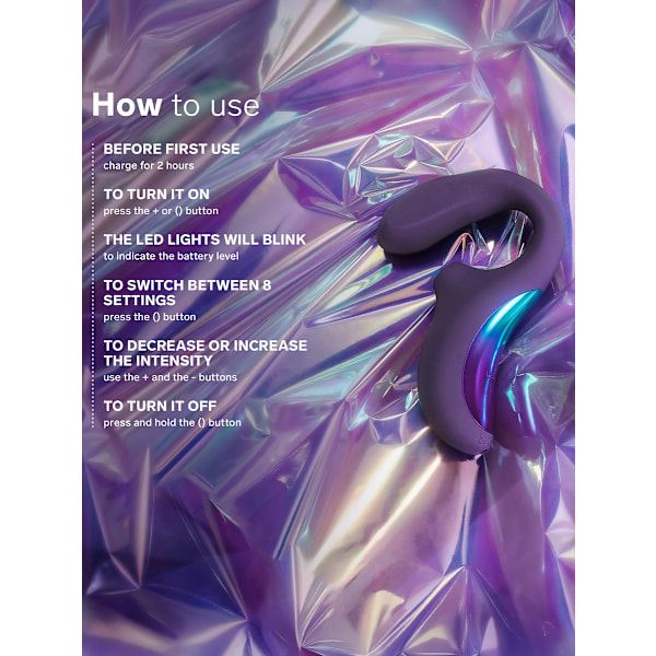 LELO: Enigma Wave, Trippelstimulerande Vibrator Lila