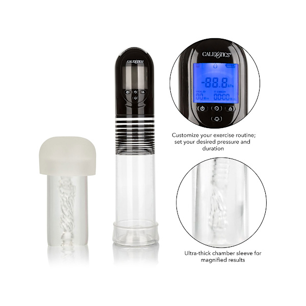 California Exotic: Optimum Series, Advanced Automatic Smart Pump Svart, Transparent