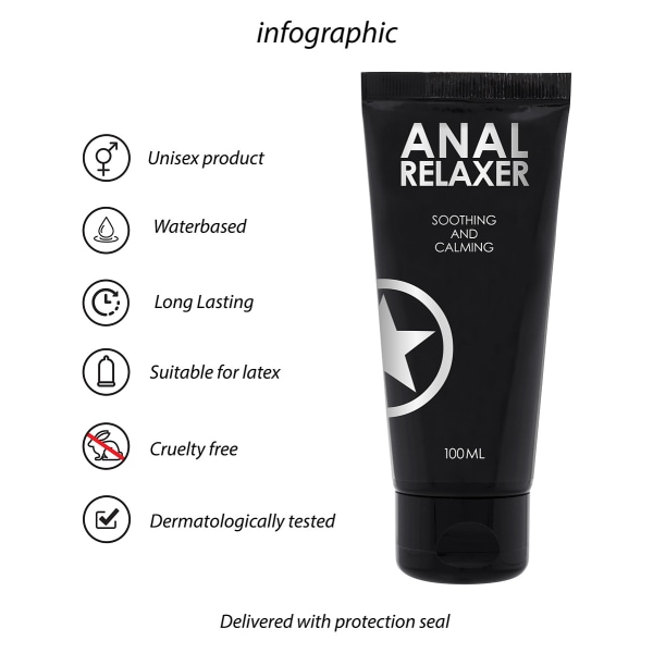 Ouch!: Anal Relaxer, 100 ml Vit