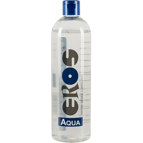 Eros Aqua: Vandbaseret glidecreme, 500 ml Transparent 500 ml (Flaska)