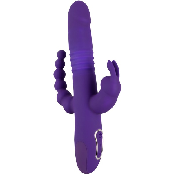 Sweet Smile: Stødende Pearl Triple Vibrator Lila