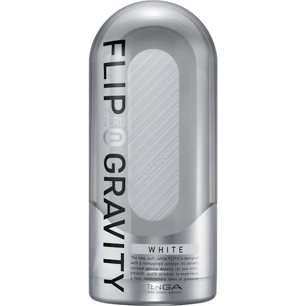 Tenga: Flip Zero, Gravity White Transparent, Vit