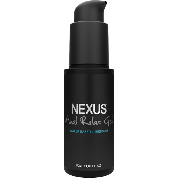 Nexus: Anal Relax Gel, Water Based Lubricant, 50 ml Transparent