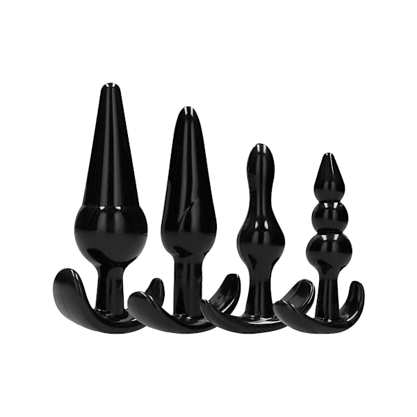 Sono: 4-piece Butt Plug Set Svart