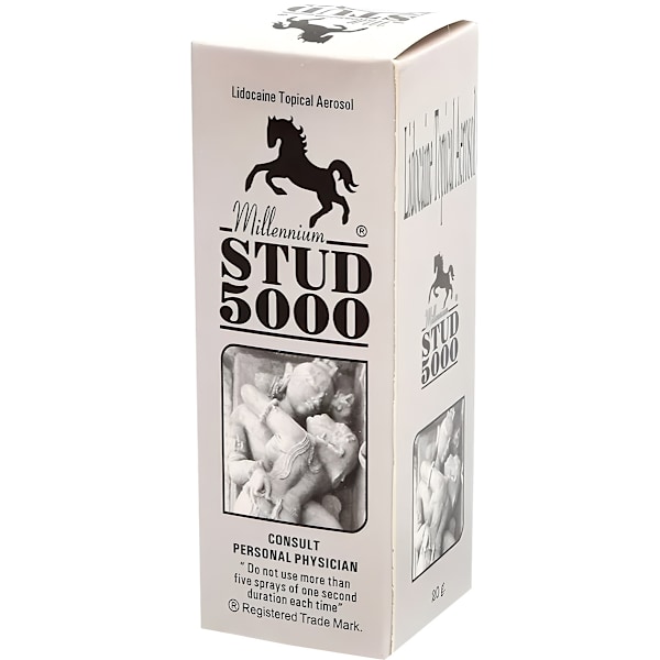 Millenium Stud 5000 Delay Spray for Men, 20 ml Transparent
