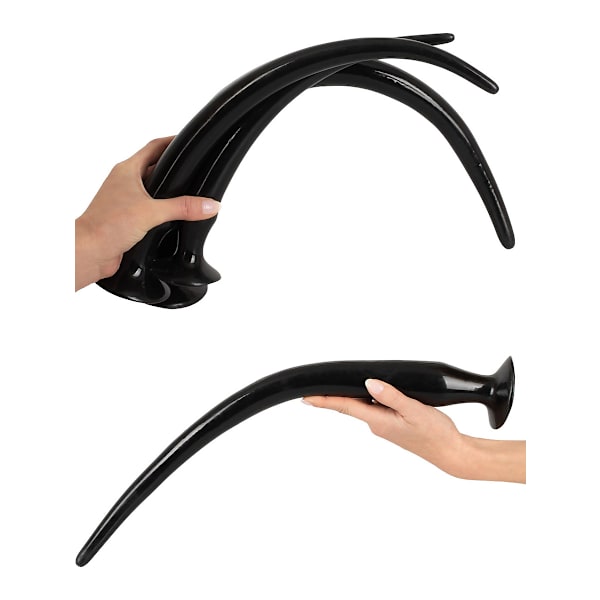 You2Toys: Super Long Flexible Butt Plug Set Svart