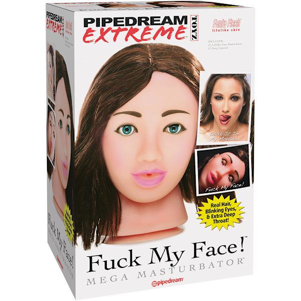 Pipedream Extreme: Fuck My Face, Mega Masturbator, Brunette Ljus hudfärg