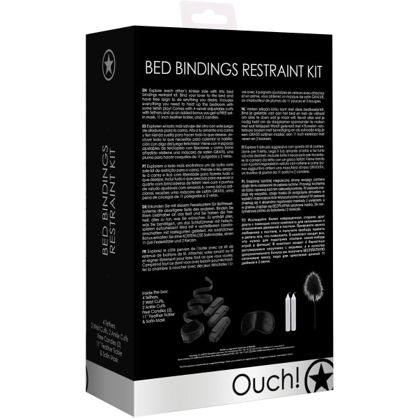 Ouch!: Bed Bindings Restraint Kit Svart