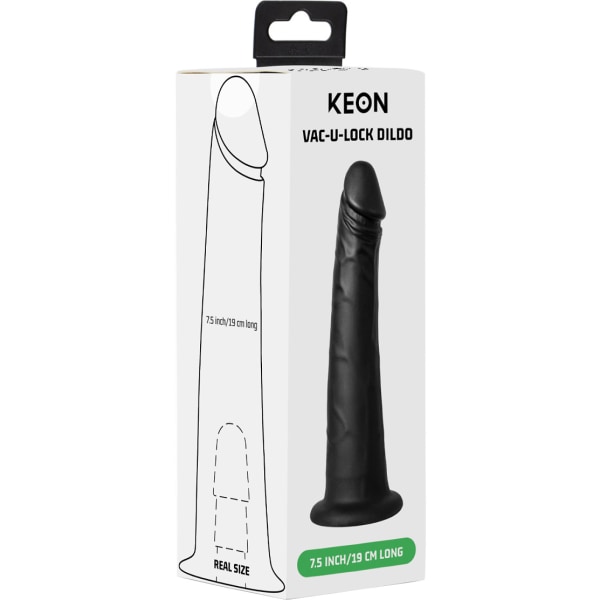 Kiiroo: Vacuum-Lock Dildo for Keon Masturbator Svart