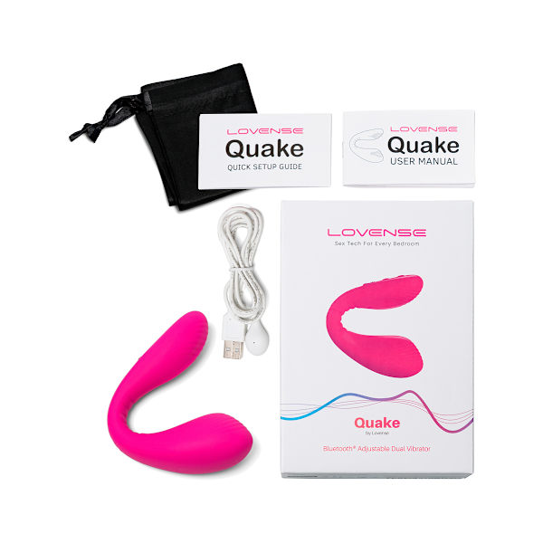 Lovense: Dolce, Bluetooth Adjustable Dual Vibrator Rosa