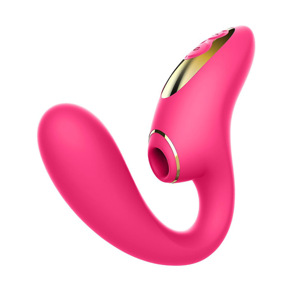 Kissen: Duende, Dual Orgasm Suction Vibrator Rosa