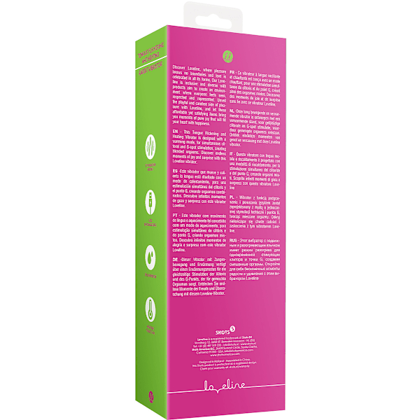Loveline: Tongue Flickering and Heating Rabbit Vibrator Rosa