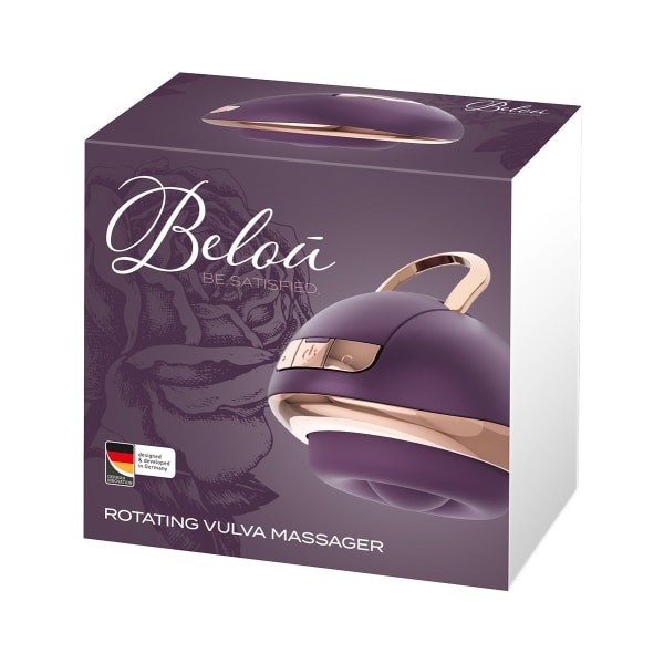 Belou: Rotating Vulva Massager Lila