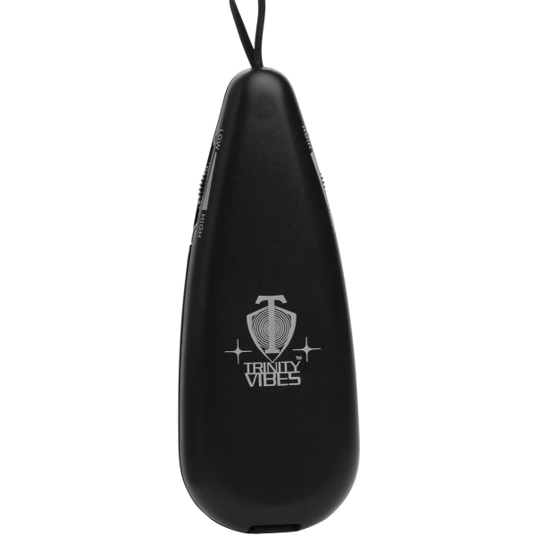 Trinity Vibes: Multi-Speed Vibrating Head Teaser Silver, Svart