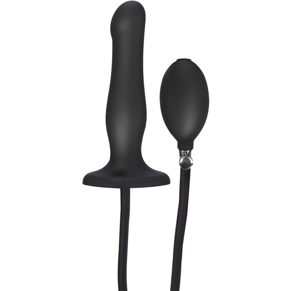 Strap-On-Me: Inflatable Dildo Plug Svart