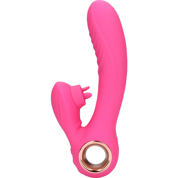 Loveline: Tongue Flickering and Heating Rabbit Vibrator Rosa
