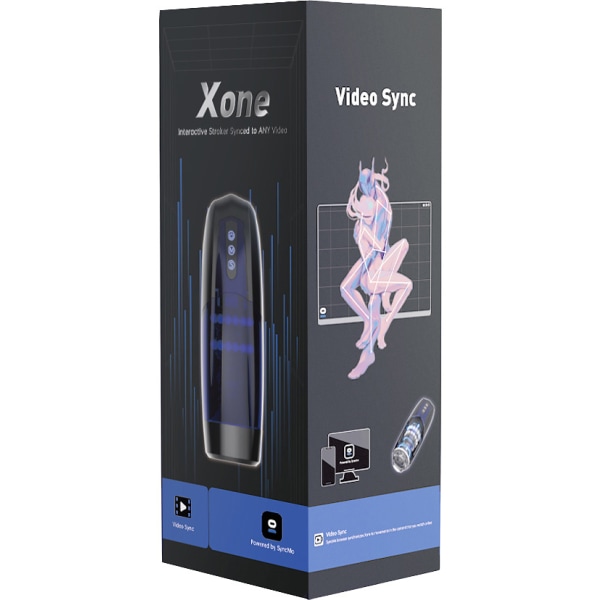 Magic Motion: Xone, Interactive Stroker Blå, Transparent