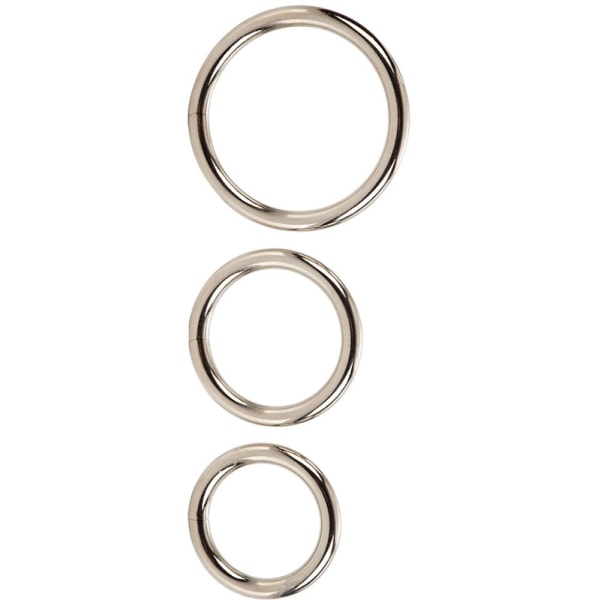 California Exotic: Silver Ring Set, 3-pack Silver