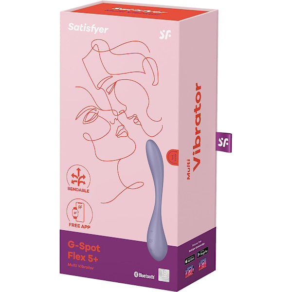 Satisfyer Connect: G-Spot Flex 5+, Multi Vibrator, lila Lila