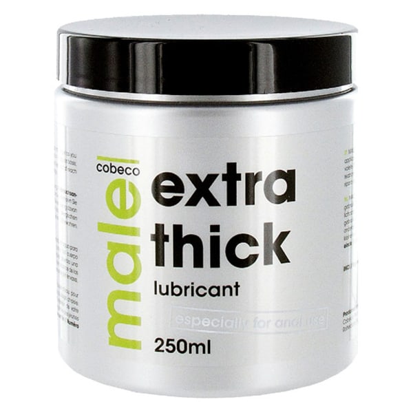 Cobeco: Male, Extra Thick Lubricant, 250 ml Transparent