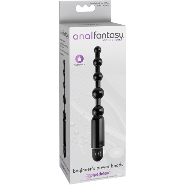 Pipedream Anal Fantasy: Beginner's Power Beads Svart