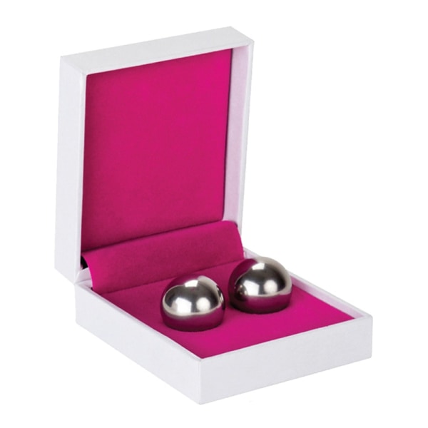 Shots Toys: Ben Wa Balls, Medium Weight, silver Silver