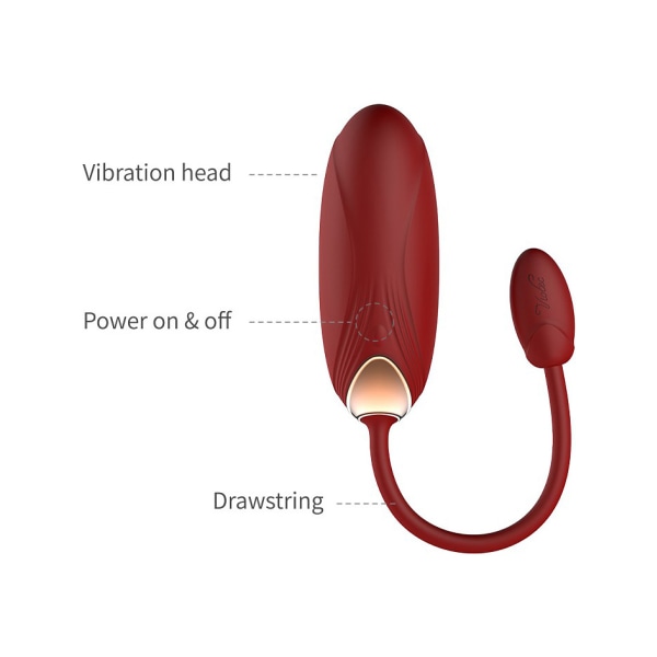 Viotec: Oliver Pro, Wearable Vibrator with App Control Röd