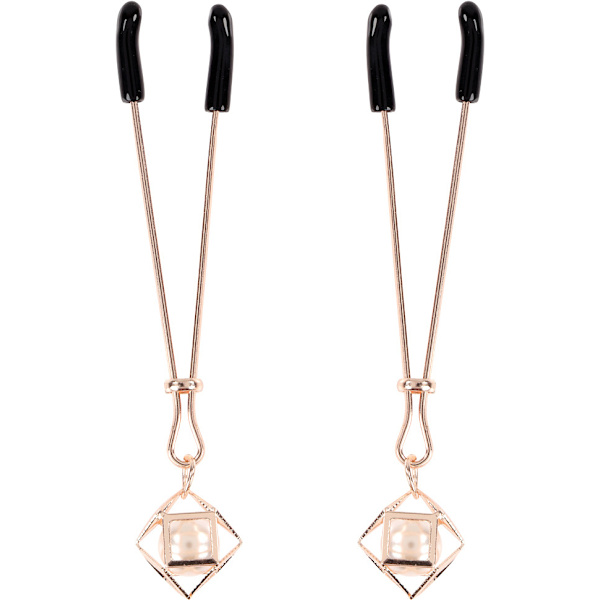 Sex & Mischief: Brat Pearl Nipple Clips Rosa